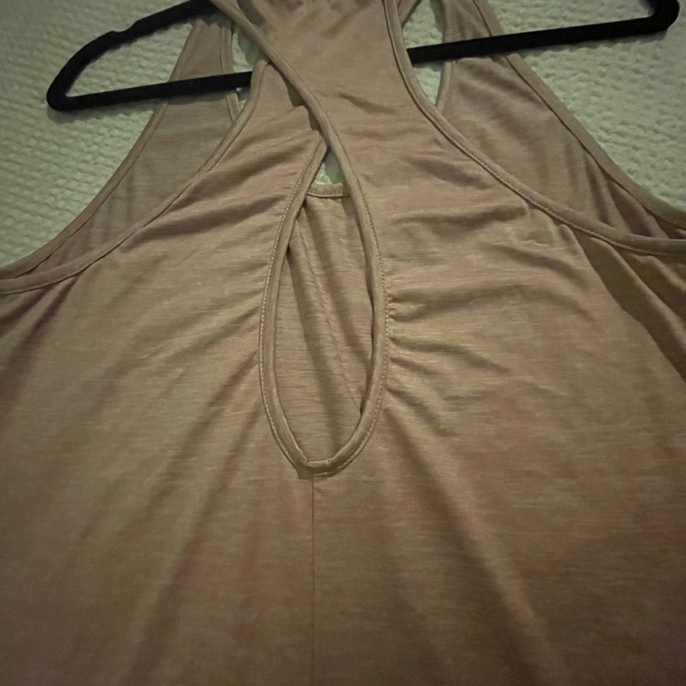 Women’s Modal Racerback Keyhole Back Tank Top Size M - Picture 7 of 10